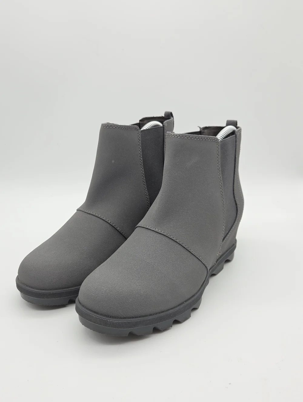Sorel Joan Of Arctic II Wedge Chelsea Boots Gray Size‎ 5